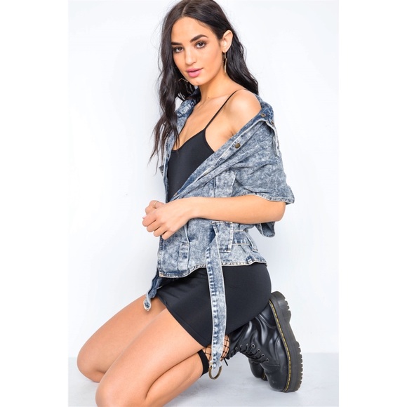 🌈𝕡𝕠𝕡𝕤𝕥𝕨𝕠𝕣𝕝𝕕 Boutique Jackets & Blazers - 🌈 Stylish street denim jacket